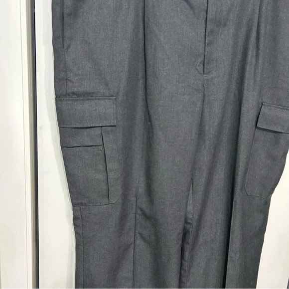 Galls Men Uniform Gray Tactical Multiple Pocket Cargo Pants Grip Waistband 48X32 - Picture 3 of 16